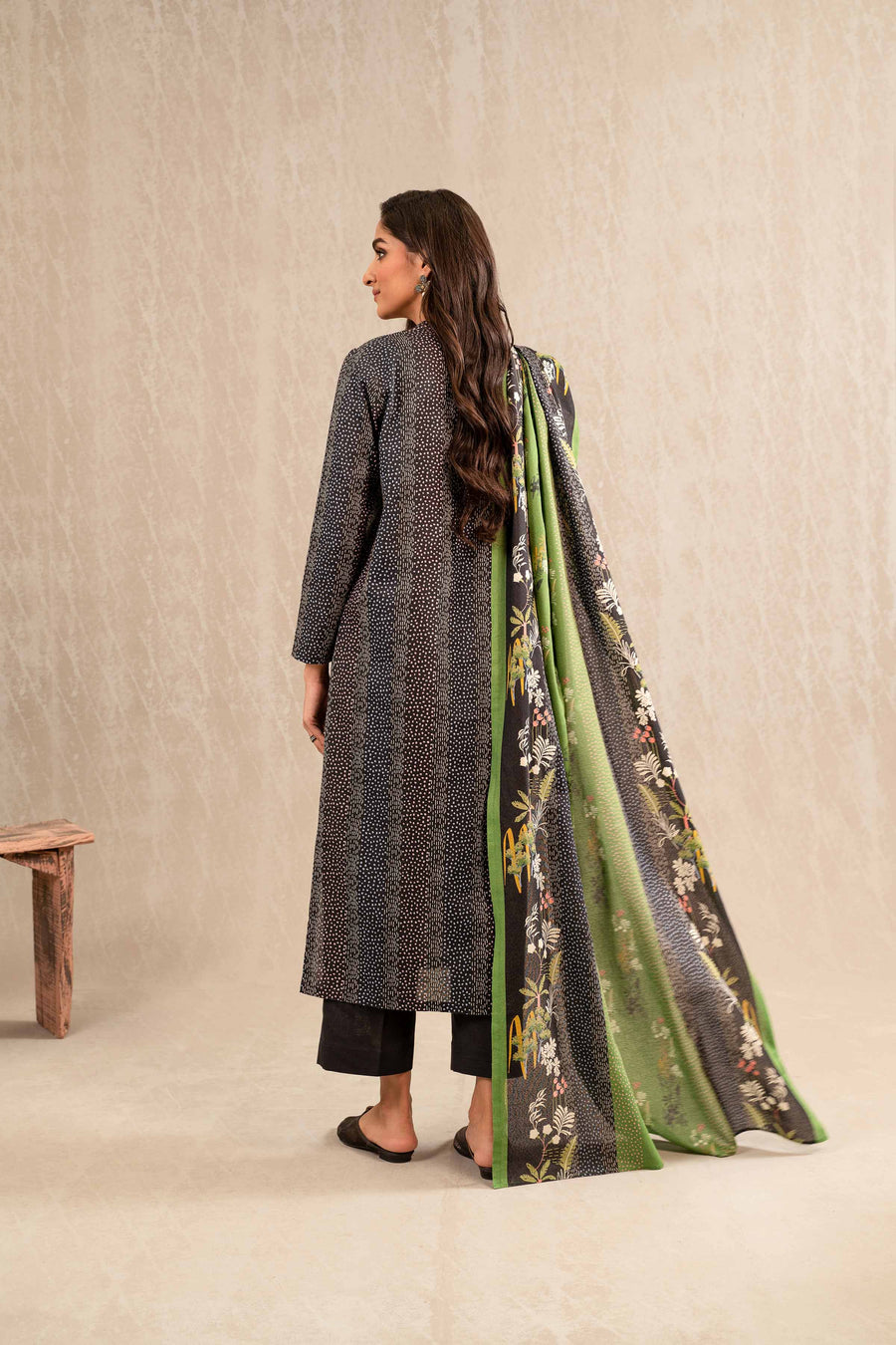 Nishat With You Unstitched Printed Khaddar 3Pc Suit - 42303234