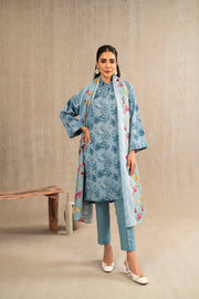 Nishat With You Unstitched Printed Khaddar 3Pc Suit - 42303235