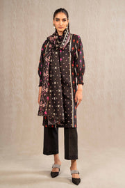 Nishat With You Unstitched Printed Khaddar 3Pc Suit - 42303236