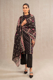 Nishat With You Unstitched Printed Khaddar 3Pc Suit - 42303236
