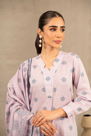 Nishat With You Unstitched Printed Khaddar 3Pc Suit - 42303237