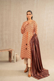 Nishat With You Unstitched Printed Khaddar 3Pc Suit - 42303238