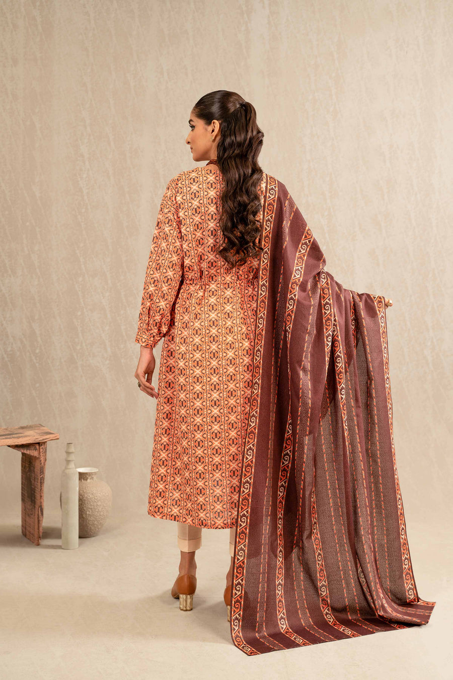 Nishat With You Unstitched Printed Khaddar 3Pc Suit - 42303238