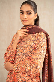 Nishat With You Unstitched Printed Khaddar 3Pc Suit - 42303238