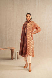 Nishat With You Unstitched Printed Khaddar 3Pc Suit - 42303238