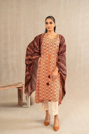Nishat With You Unstitched Printed Khaddar 3Pc Suit - 42303238