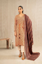 Nishat With You Unstitched Printed Khaddar 3Pc Suit - 42303238