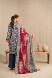 Nishat With You Unstitched Printed Khaddar 3Pc Suit - 42303239
