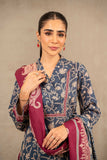 Nishat With You Unstitched Printed Khaddar 3Pc Suit - 42303239