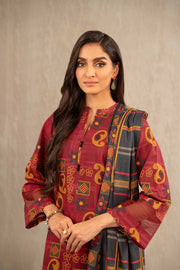 Nishat With You Unstitched Printed Khaddar 3Pc Suit - 42303240