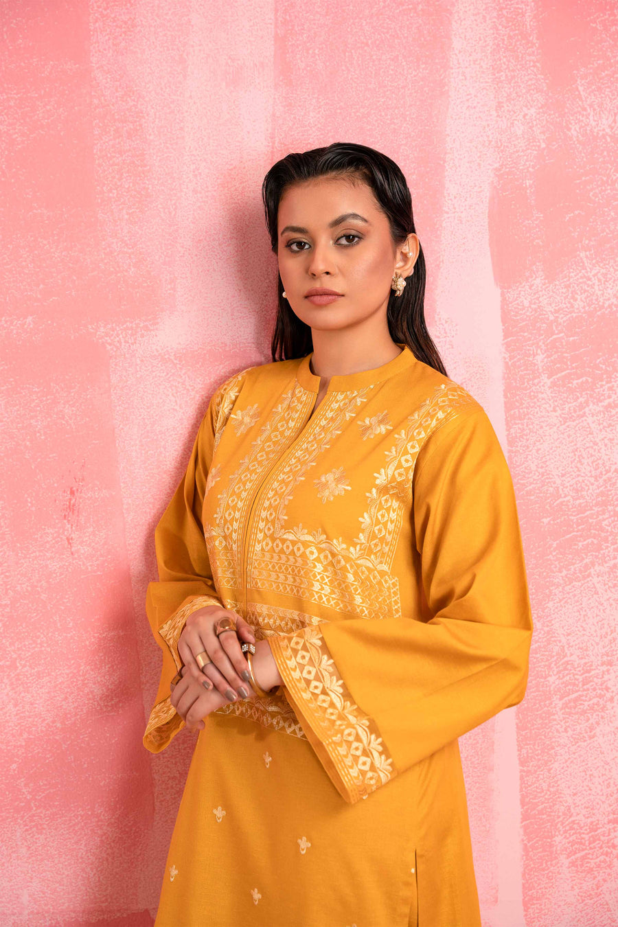 Nishat With You Unstitched Embroidered Karandi 2Pc Suit - 42303241