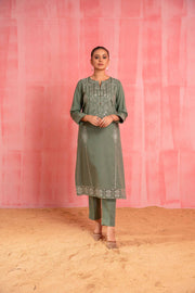 Nishat With You Unstitched Embroidered Karandi 2Pc Suit - 42303245