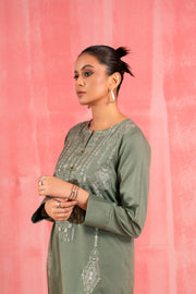 Nishat With You Unstitched Embroidered Karandi 2Pc Suit - 42303245