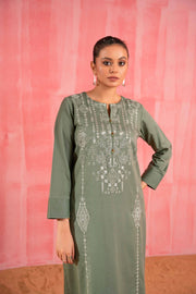 Nishat With You Unstitched Embroidered Karandi 2Pc Suit - 42303245