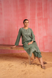 Nishat With You Unstitched Embroidered Karandi 2Pc Suit - 42303245