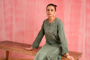 Nishat With You Unstitched Embroidered Karandi 2Pc Suit - 42303245