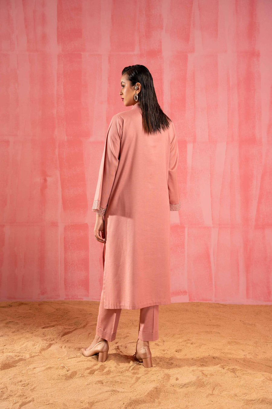 Nishat With You Unstitched Embroidered Karandi 2Pc Suit - 42303247