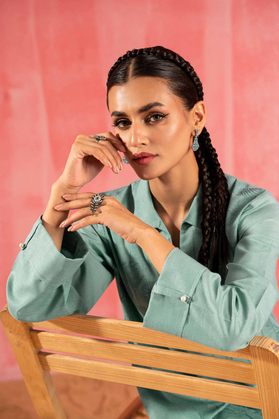 Nishat With You Unstitched Embroidered Karandi 2Pc Suit - 42303250