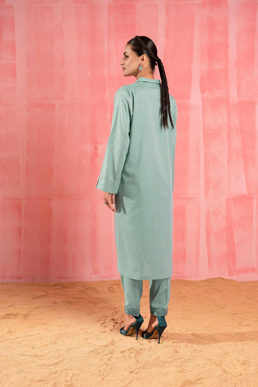 Nishat With You Unstitched Embroidered Karandi 2Pc Suit - 42303250