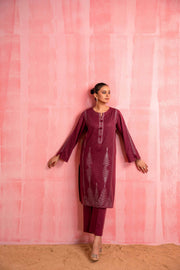 Nishat With You Unstitched Embroidered Karandi 2Pc Suit - 42303257