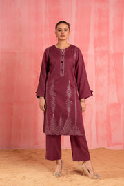 Nishat With You Unstitched Embroidered Karandi 2Pc Suit - 42303257