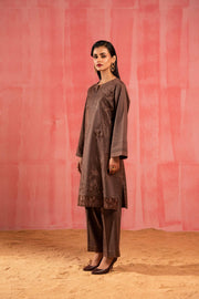 Nishat With You Unstitched Embroidered Karandi 2Pc Suit - 42303259