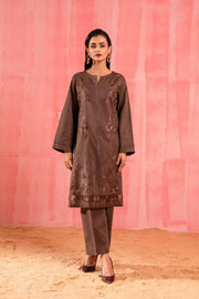 Nishat With You Unstitched Embroidered Karandi 2Pc Suit - 42303259