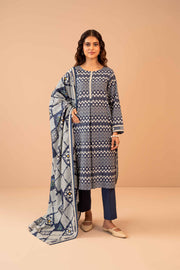 Nishat Winter Printed Khaddar Unstitched 3Pc Suit - 42303275
