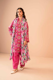 Nishat Winter Printed Khaddar Unstitched 3Pc Suit - 42303276