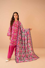 Nishat Winter Printed Khaddar Unstitched 3Pc Suit - 42303276