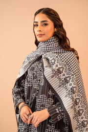 Nishat Winter Printed Khaddar Unstitched 3Pc Suit - 42303279