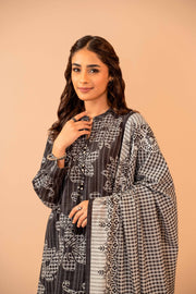 Nishat Winter Printed Khaddar Unstitched 3Pc Suit - 42303279