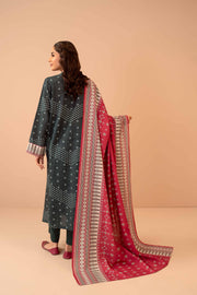 Nishat Winter Printed Khaddar Unstitched 3Pc Suit - 42303281