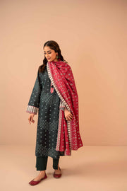 Nishat Winter Printed Khaddar Unstitched 3Pc Suit - 42303281