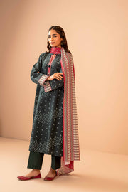 Nishat Winter Printed Khaddar Unstitched 3Pc Suit - 42303281