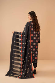 Nishat Winter Printed Khaddar Unstitched 3Pc Suit - 42303288