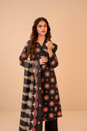 Nishat Winter Printed Khaddar Unstitched 3Pc Suit - 42303288