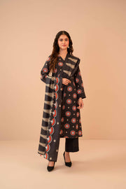 Nishat Winter Printed Khaddar Unstitched 3Pc Suit - 42303288