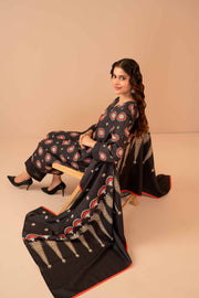 Nishat Winter Printed Khaddar Unstitched 3Pc Suit - 42303288