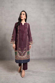 Nishat Sunehray Din Embroidered Khaddar Unstitched 2Pc Suit - 42303292