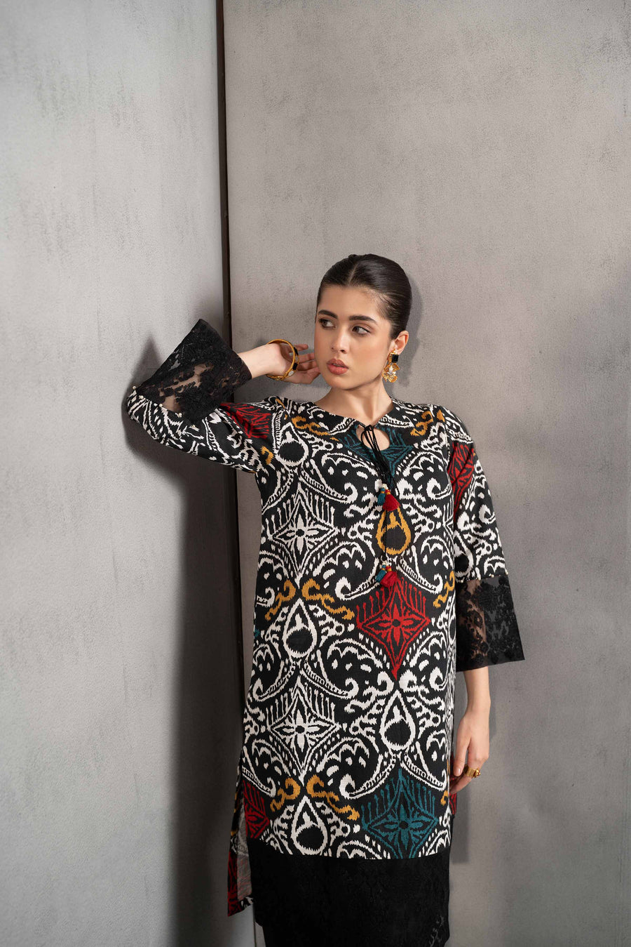 Nishat Sunehray Din Embroidered Khaddar Unstitched 2Pc Suit - 42303293