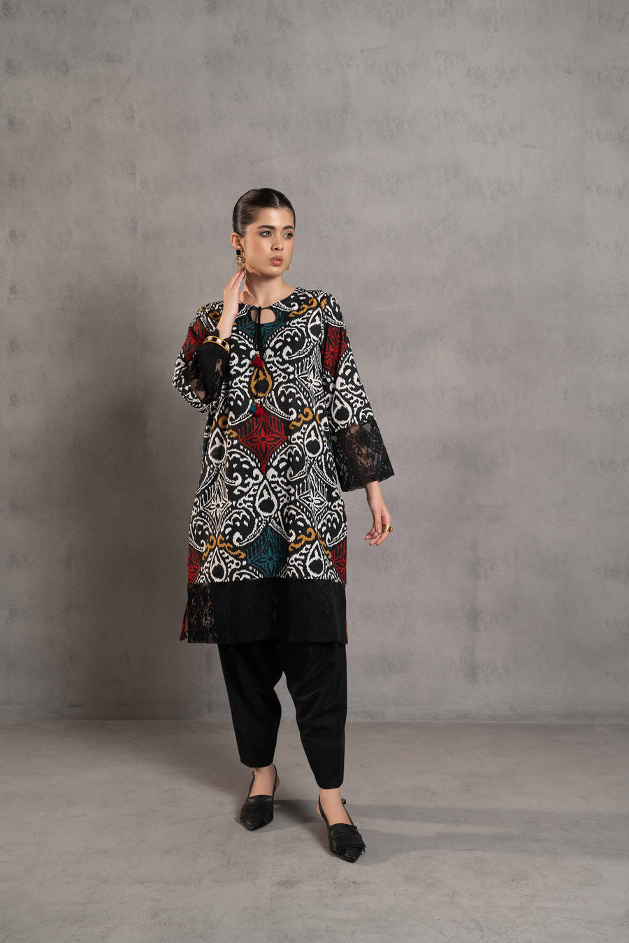 Nishat Sunehray Din Embroidered Khaddar Unstitched 2Pc Suit - 42303293