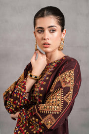 Nishat Sunehray Din Embroidered Khaddar Unstitched 2Pc Suit - 42303298