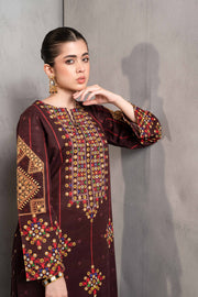 Nishat Sunehray Din Embroidered Khaddar Unstitched 2Pc Suit - 42303298