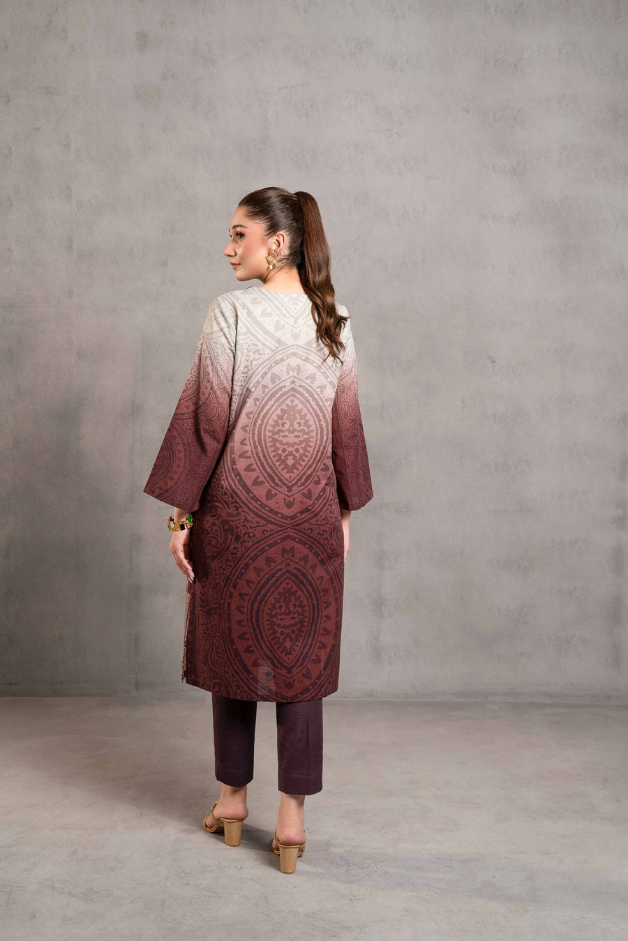 Nishat Sunehray Din Embroidered Khaddar Unstitched 2Pc Suit - 42303299