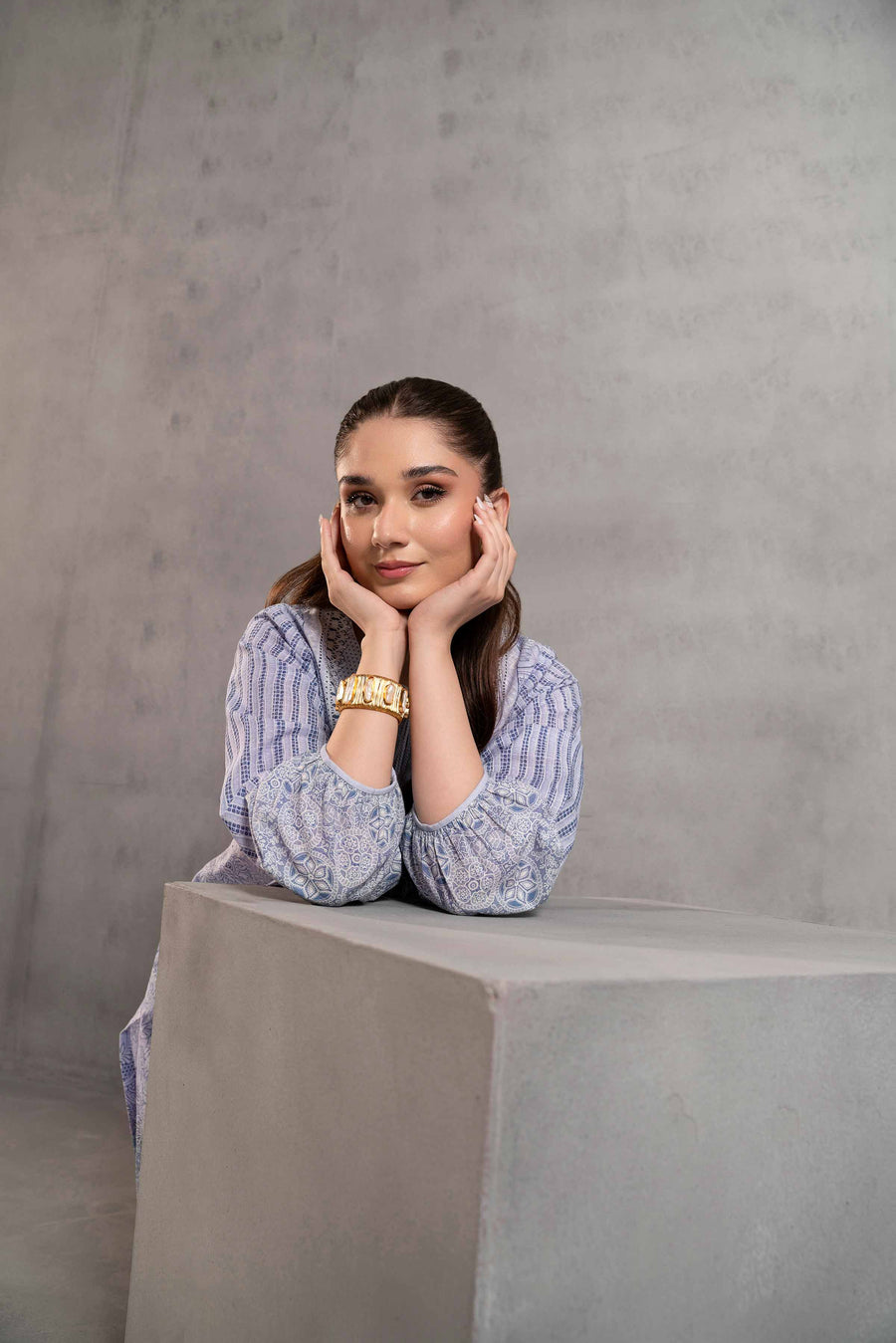 Nishat Sunehray Din Printed Khaddar Unstitched 2Pc Suit - 42303304