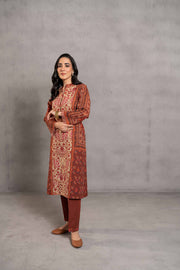 Nishat Sunehray Din Printed Khaddar Unstitched 2Pc Suit - 42303305