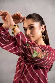Nishat Sunehray Din Printed Khaddar Unstitched 2Pc Suit - 42303308