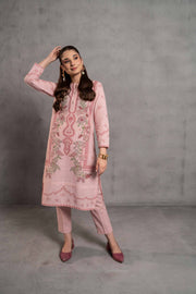 Nishat Sunehray Din Printed Khaddar Unstitched 2Pc Suit - 42303309