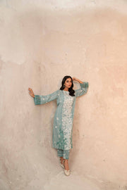 Nishat With You Unstitched Embroidered Khaddar 2Pc Suit - 42303311